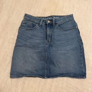 Calvin Klein Denim Mini Skirt